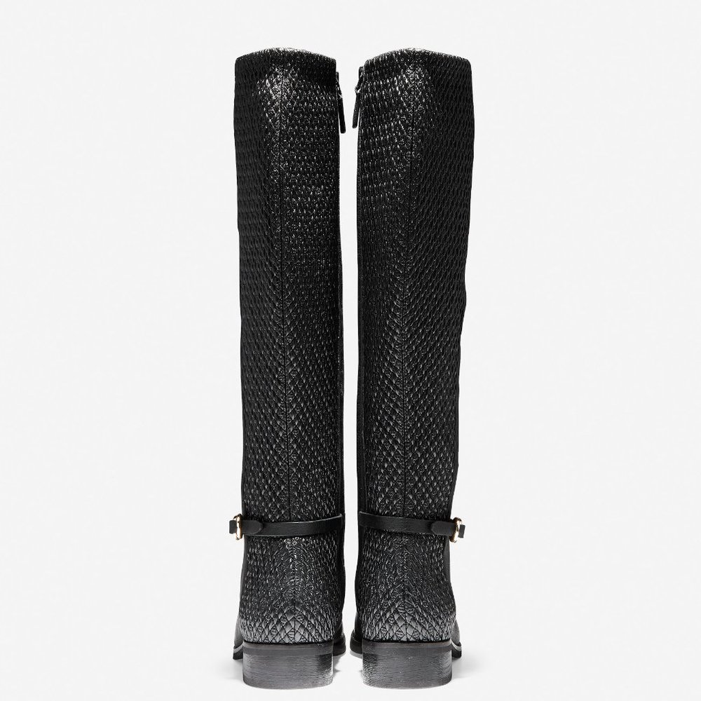SOLD COLE HAAN Isabell Stretch Knee High Riding Boots - Picture 3 of 11